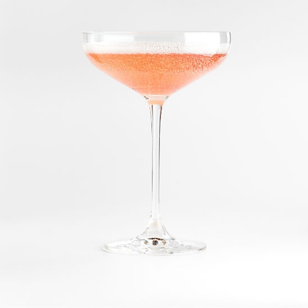 New! 🥂 Crate&Barrel Elegant. Modern Coupe Glass 11.75oz